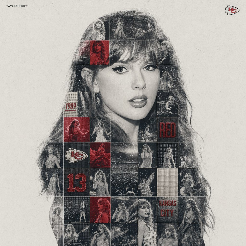 Monochrome Sports Mosaic Tribute Poster