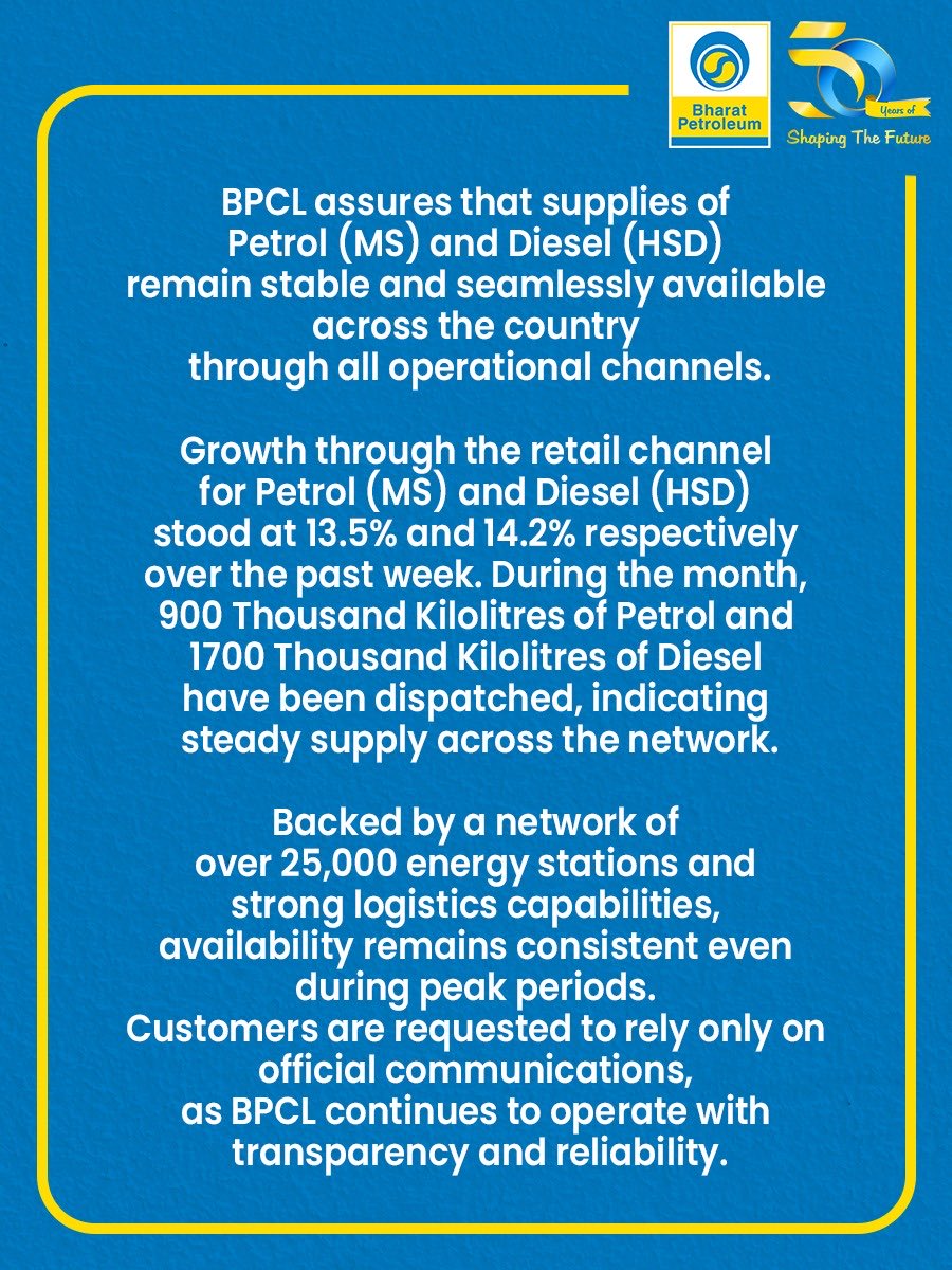 Director (Marketing), BPCL tweet media