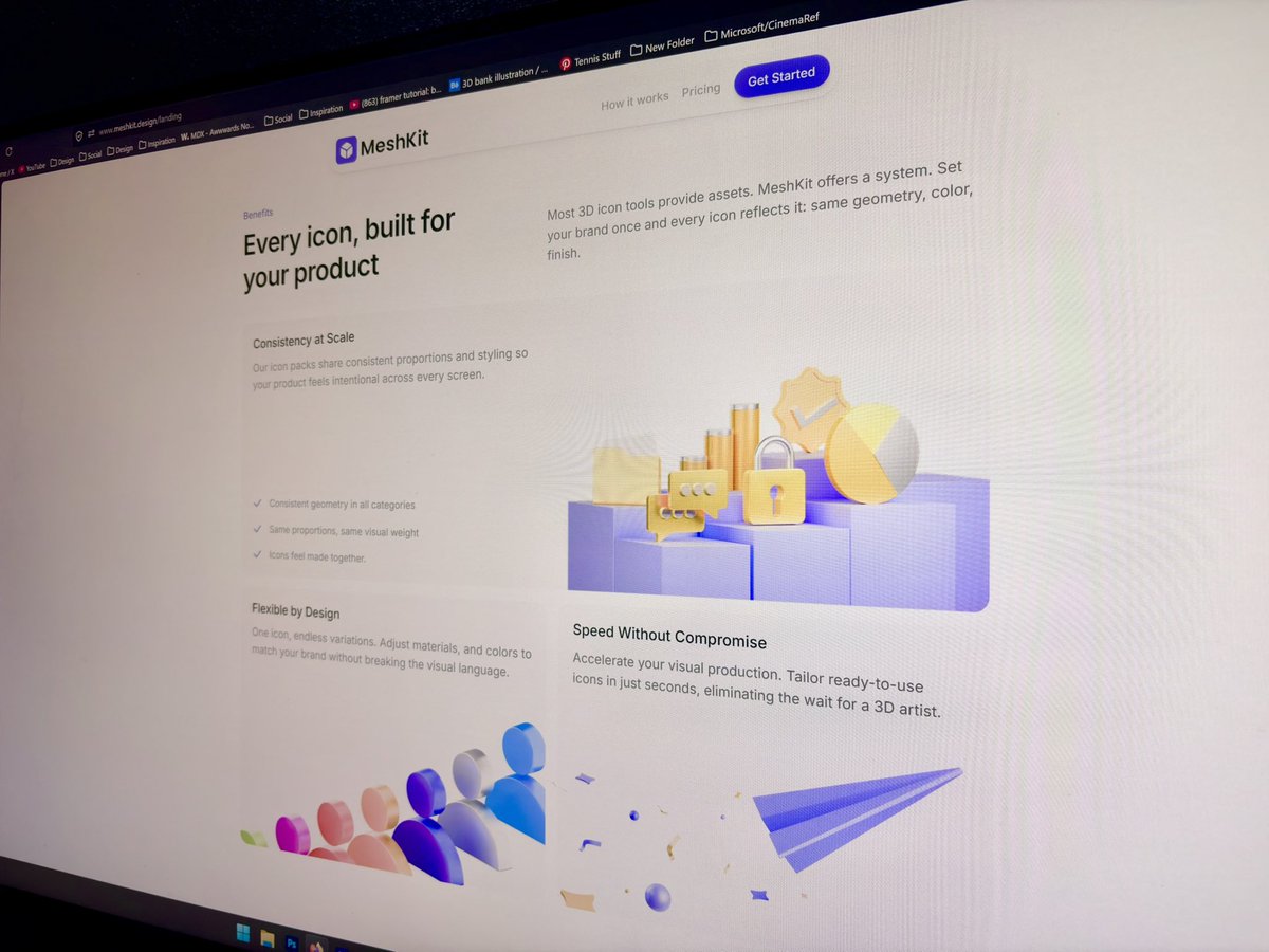 olusesan__tolu's tweet photo. When 3D meets good UI. 
The website for @MeshkitOfficial is coming together nicely https://t.co/Sbb4FivSLe