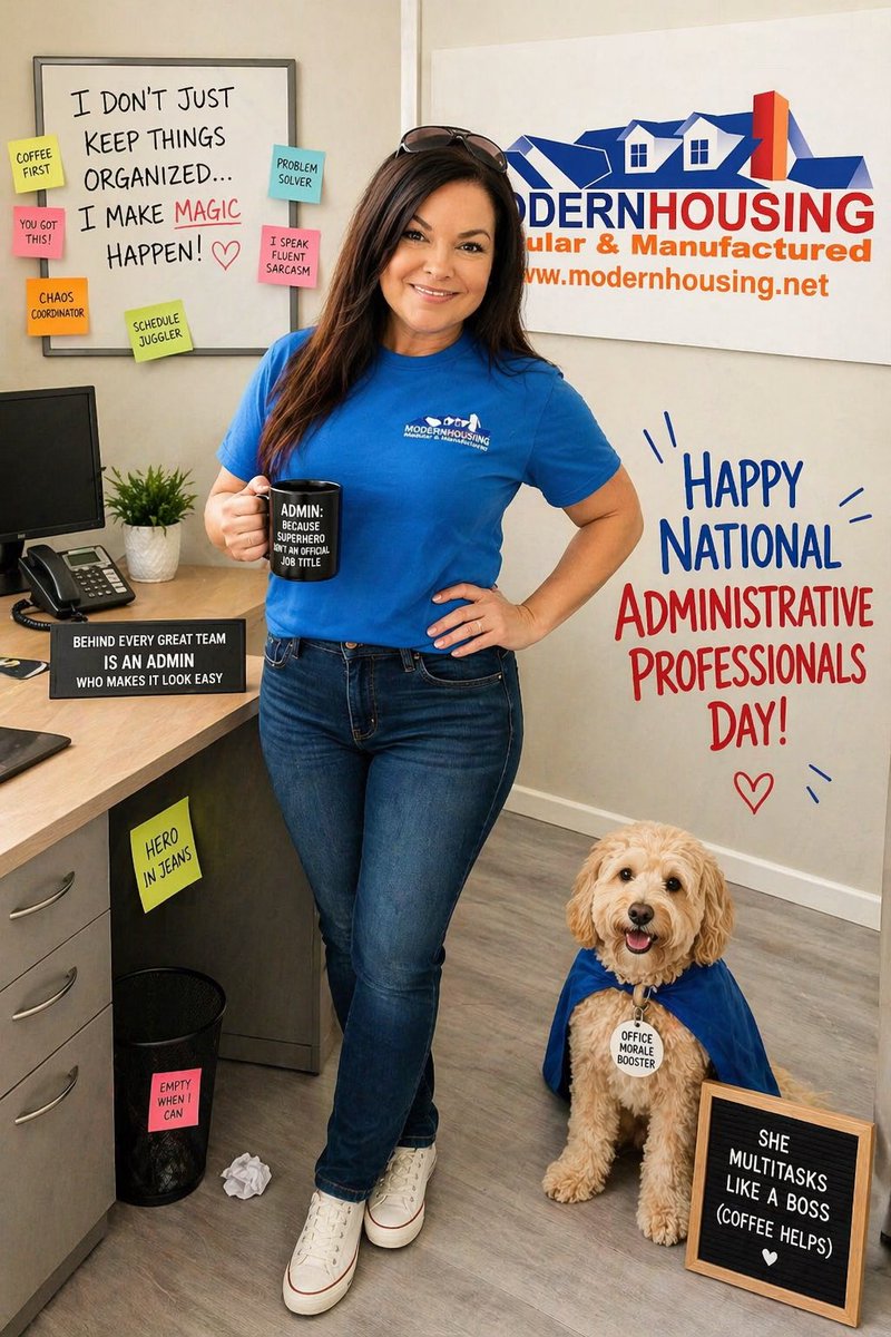 modern_housing's tweet photo. Happy #administrativeprofessionalsday from #ModernHousing https://t.co/7Zye9tF6eG