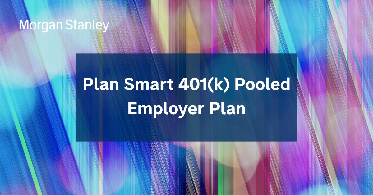 markaltonMS's tweet photo. I am excited to announce our new Pooled Employer Plan offering powered by Morgan Stanley's investment oversight and financial advisor-led participant experience. Discover how a PEP helps simplify your retirement planning today.
https://t.co/puUD1xS27B https://t.co/tXxamPNkos