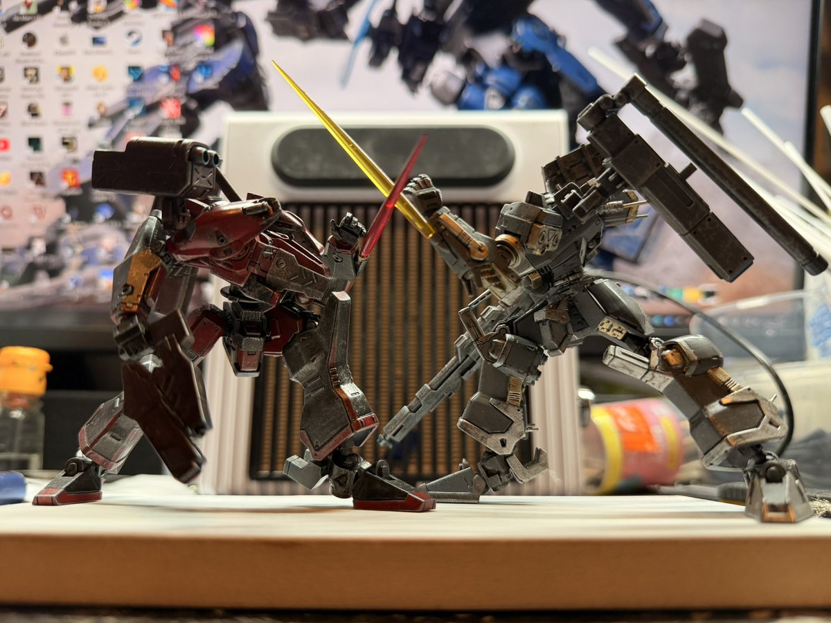 r0NDDGOwR4WN2ux's tweet image. 構図を考えて磁石を埋め込みました。

#AC
#アーマードコア
#ARMOREDCORE
#ストラクチャーアーツ
#筆塗り
#ヴィネット
#ジオラマ
#ANFANG 
#アンファング
#NINEBALL
#ナインボール

x.com/r0nddgowr4wn2u…