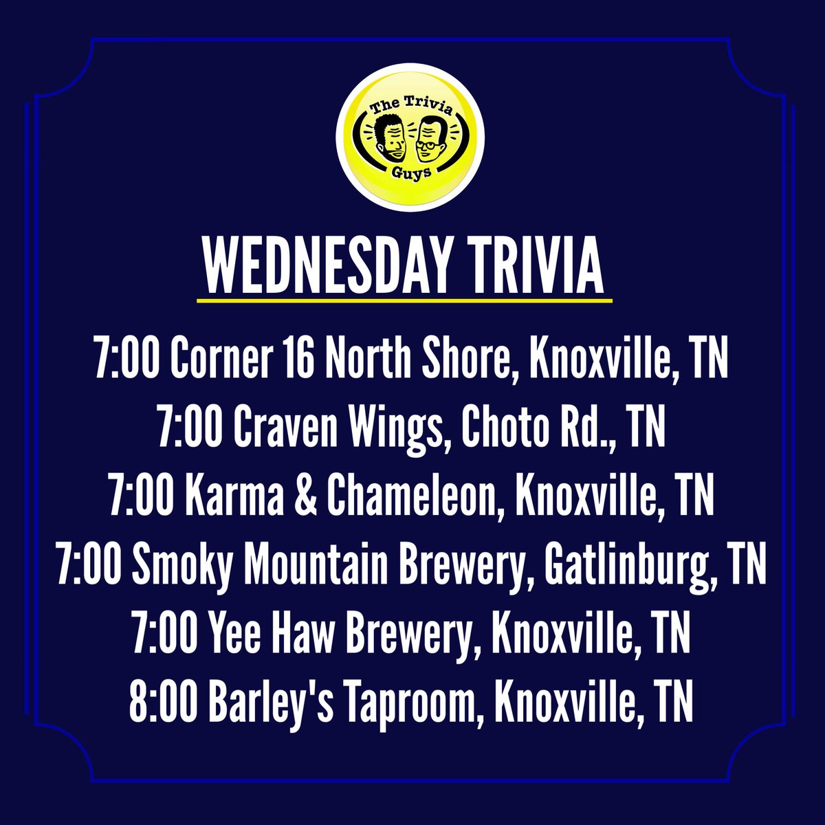 KnoxTriviaGuys's tweet image. #TriviaGuys #KnoxTrivia #GameNight #PubQuiz