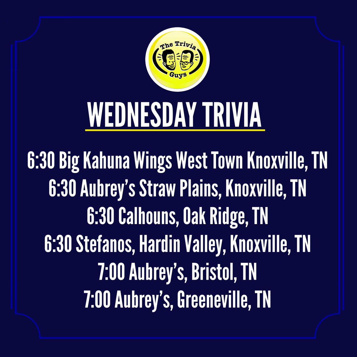 KnoxTriviaGuys's tweet image. #TriviaGuys #KnoxTrivia #GameNight #PubQuiz