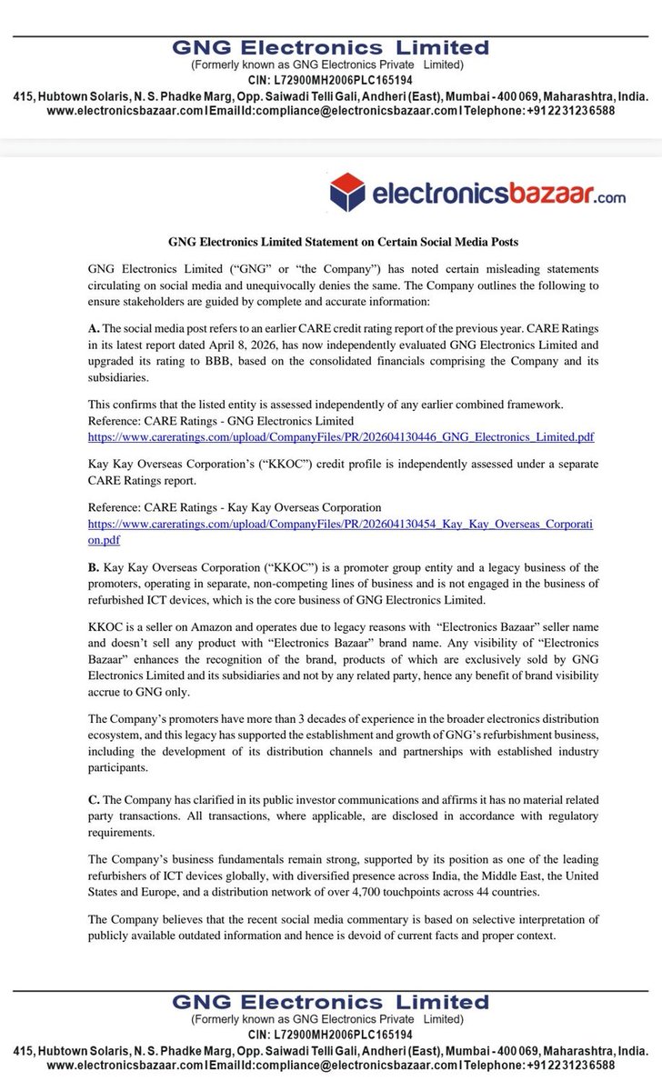 Chanakya, CFA tweet media