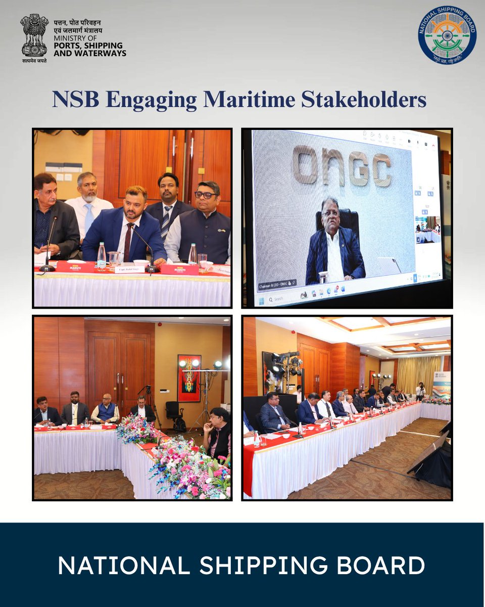 The National Shipping Board engaged with key stakeholders to address challenges in maritime logistics and sector development. The Board committed to strengthening partnerships and resolving industry concerns on priority.