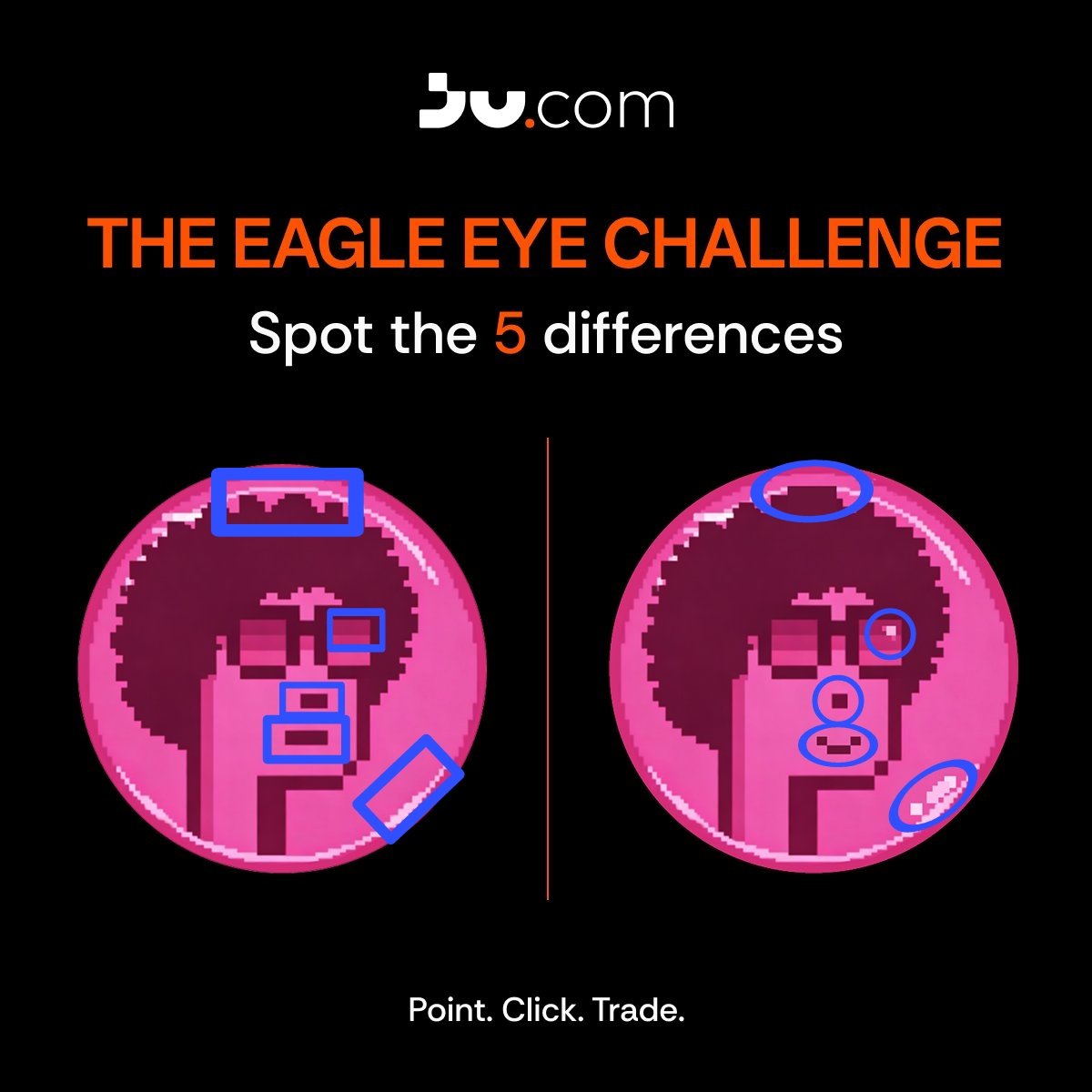 nrxkhlfh's tweet image. Here are 5 differences that i found! 

@TrpstrLeonOG @Sylvanus_Defi @MiracleJoh12250 

#Jucom #PINK #Giveaway