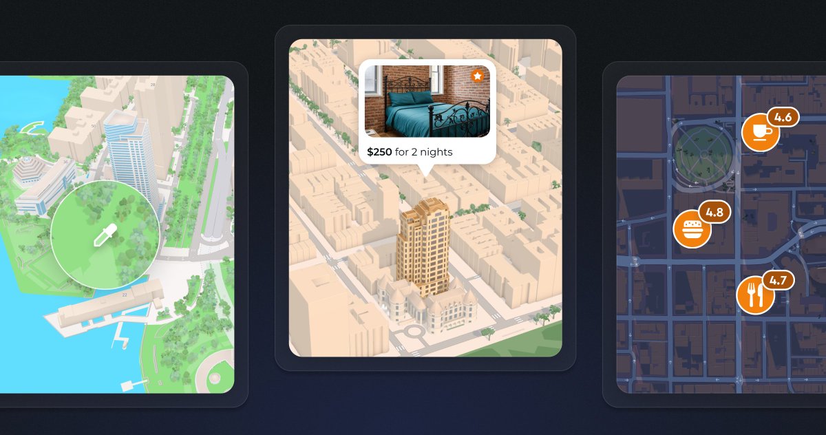 Mapbox's tweet image. Most maps force you into their defaults.

Mapbox gives you control — design, behavior, and performance — so your map works exactly how your product needs it to.

Build on your terms: mapbox.com/your-map?utm_s…

#BuiltWithMapbox #Developers #ProductDesign