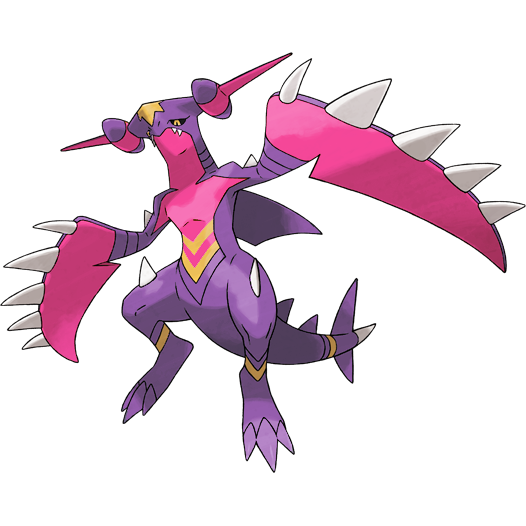 CardnlH's tweet image. Mega Garchomp and Mega Garchomp Z with their shinies swapped! #Pokemon #PokemonLegendsZA