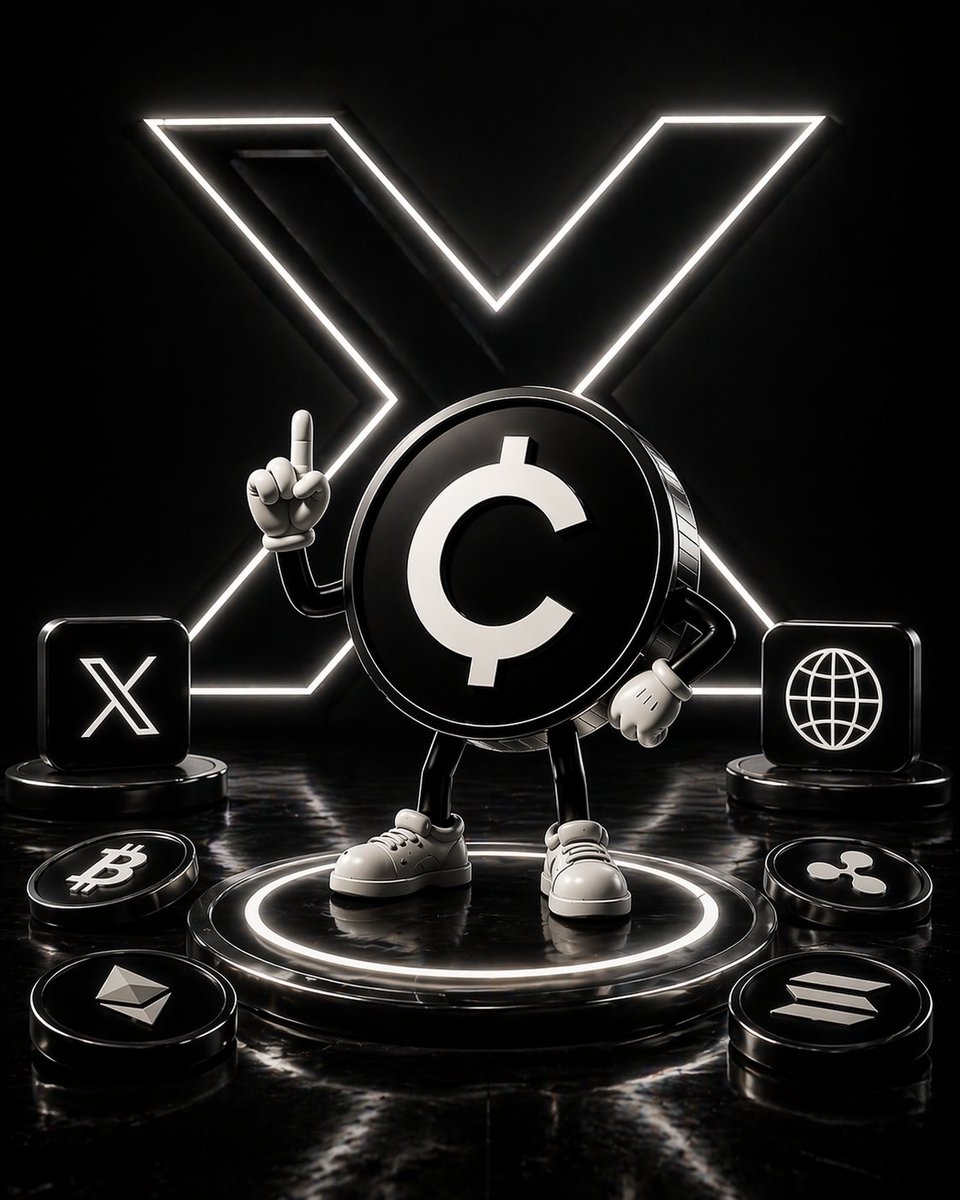 CCoin_eth's tweet photo. It’s actually pretty clear what’s happening here.

X made crypto a core category on the platform, and instead of relying on an existing reference, they introduced their own symbol directly within it.

¢ isn’t trying to replace anything... it just represents crypto in the context of X.

And when something is built natively into a platform at that level, it usually sticks!
