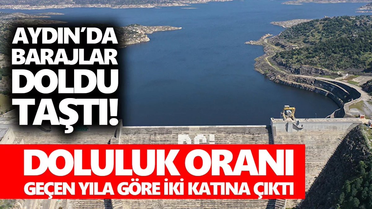 09YeniKiroba's tweet image. Aydın’da barajlar doldu taştı! Doluluk oranı geçen yıla göre iki katına çıktı
HABER: yenikiroba.com/aydinda-barajl…
@dsigovtr @dsi_21_blgmd #Aydın #baraj #dolulukoranı @mehmetakifbalta