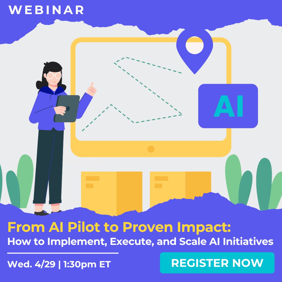 If your AI pilots haven’t made measurable business impact yet, they won’t fix themselves.

This session breaks down exactly how to design, execute, and scale AI initiatives that prove their value, so you can build momentum and earn the right to expand: tinyurl.com/mb267fw2