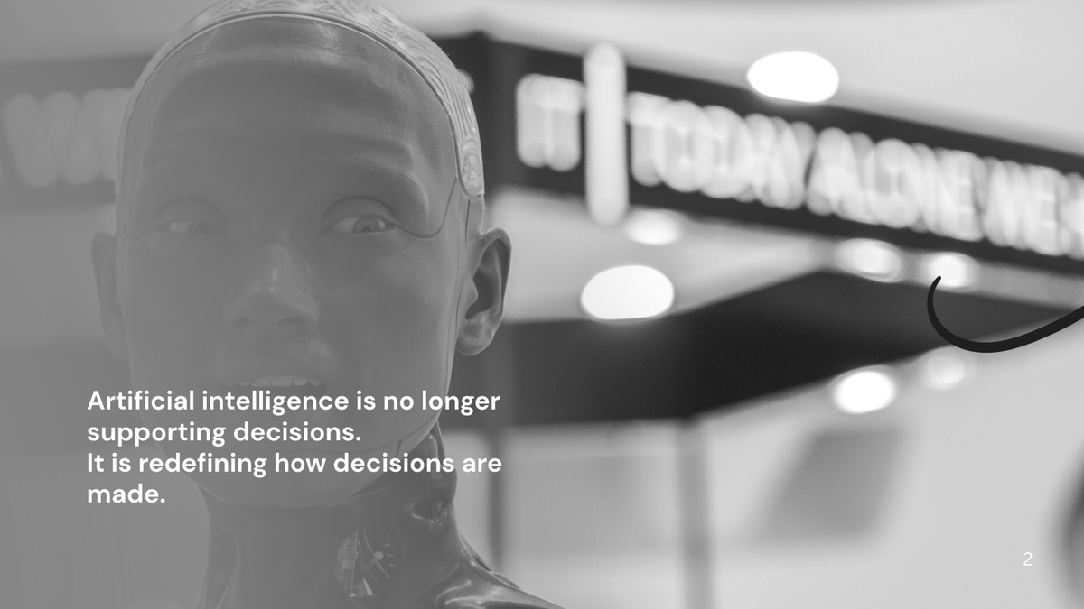 IsabelaPublic's tweet photo. Authority is being reassigned.

AI isn’t just changing decisions, it’s redefining who holds authority.

The real risk isn’t performance. It’s the inability to explain, defend, and stand behind the system.
That’s the Trust Gap.

Listen to Episode 47.

#AI #Leadership https://t.co/XimC7FGiyz