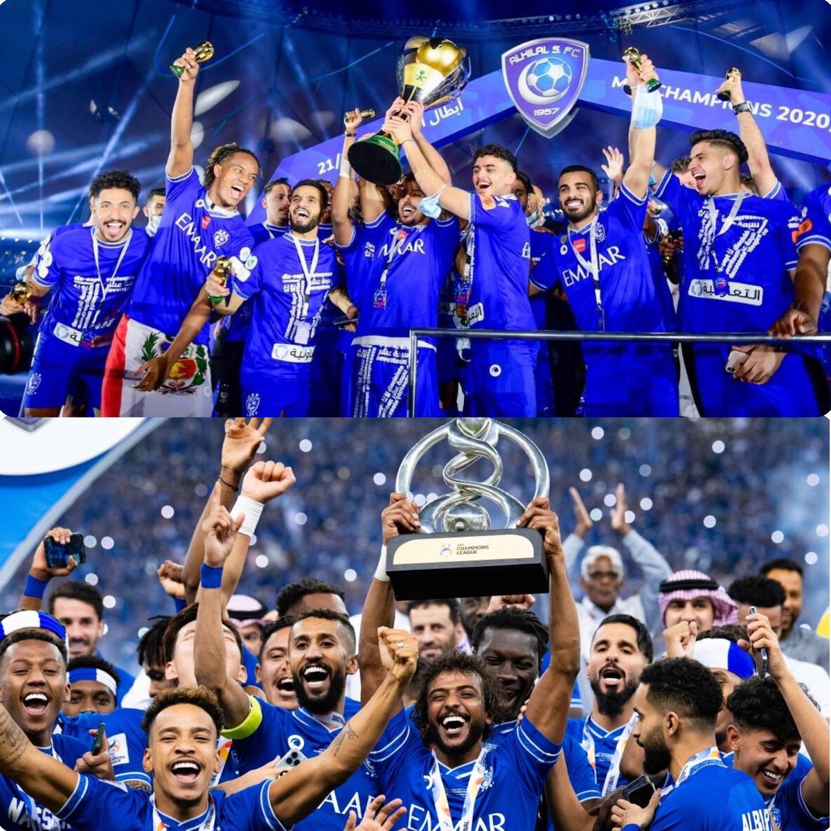 iFalcon10's tweet photo. @Nssr___9 الهلال جمع ابطال اسيا وجمع الثلاثيه والثنائيه بعد في 2019 و2021 

اذا كانت اسيا 2 انجاز لكم ف معك حق محد سبقكم https://t.co/c2puLB31Bi