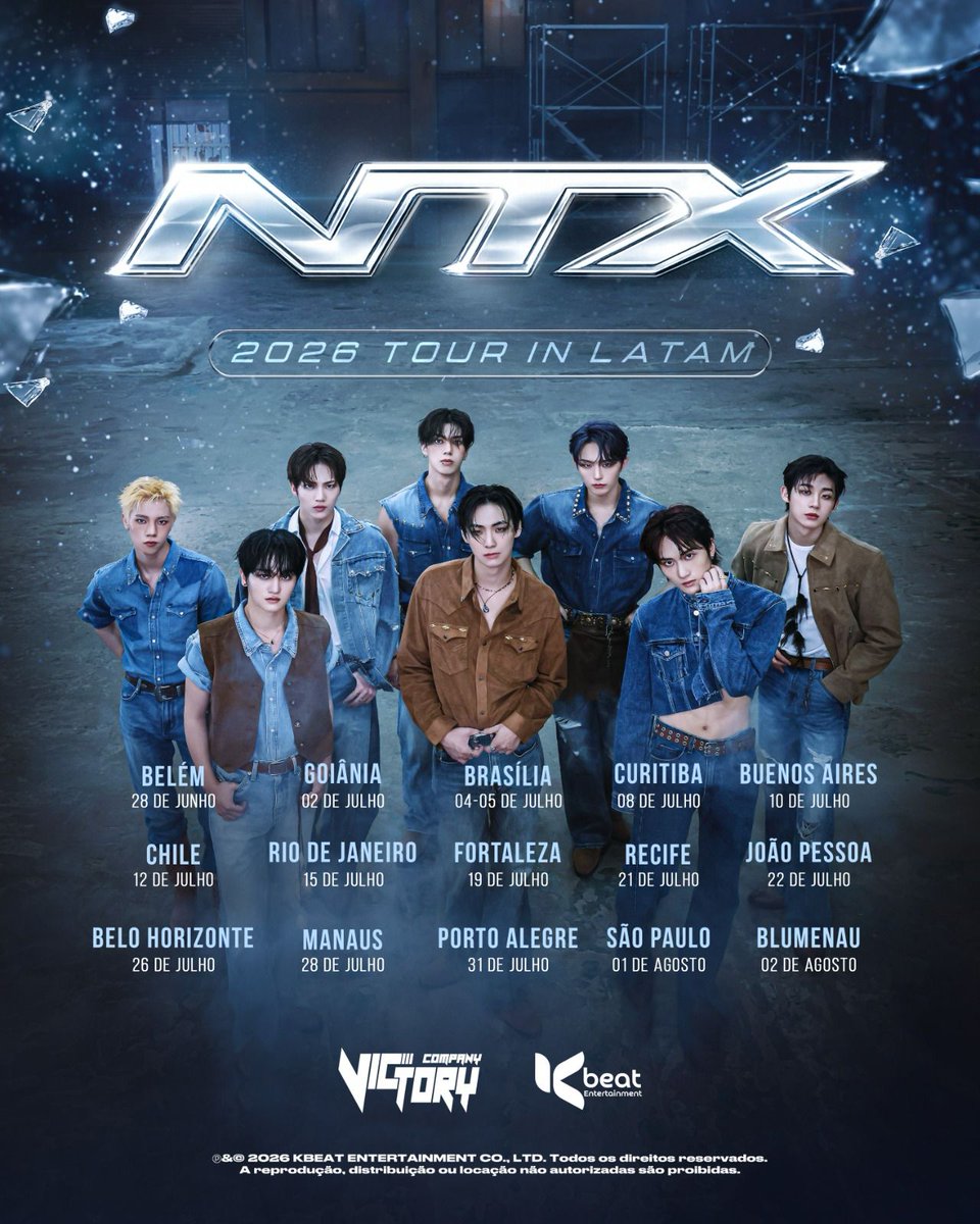 Vocês pediram… e agora é real.
A tour tá chegando e já tem data pra acontecer ✨

Abertura das vendas: 28/04 - 12:00 (meio-dia)🎟️
Informações gerais e benefícios: 23/04

———————————

Lo pidieron… y ahora es real.
La gira ya tiene fechas y está más cerca que nunca ✨

Inicio de