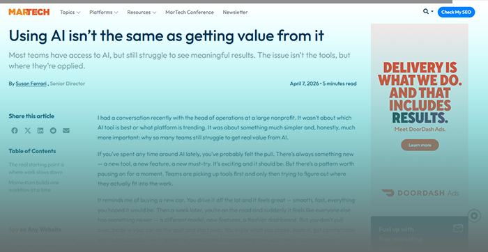 RaphaelGuintoli's tweet image. Using #AI isn’t the same as getting #value from it shorturl.at/Ww1Yx