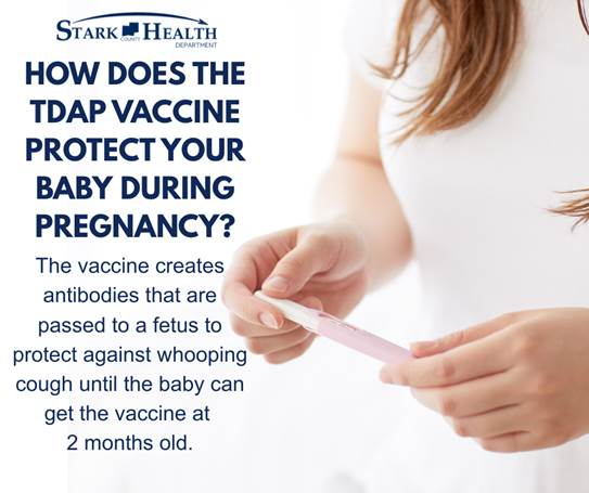 Expecting mothers who receive the TDAP vaccine can help protect their baby against the whooping cough until the baby can get the vaccine at 2 months old. #NIIW
