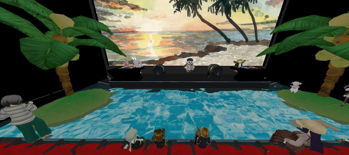 atori211's tweet image. #アコーディオンLive
#ウナム #Cluster
今夜のアコーディオンでのLiveは「コカバパーナ」でスタート軽妙なサンバのリズムが心地よかった♡
その後の「私の運転免許」は可愛い車での路上練習… 教習所に通っていた時を思い出します（笑）
Liveでも右に左に曲がって走る車が可愛いかった♡