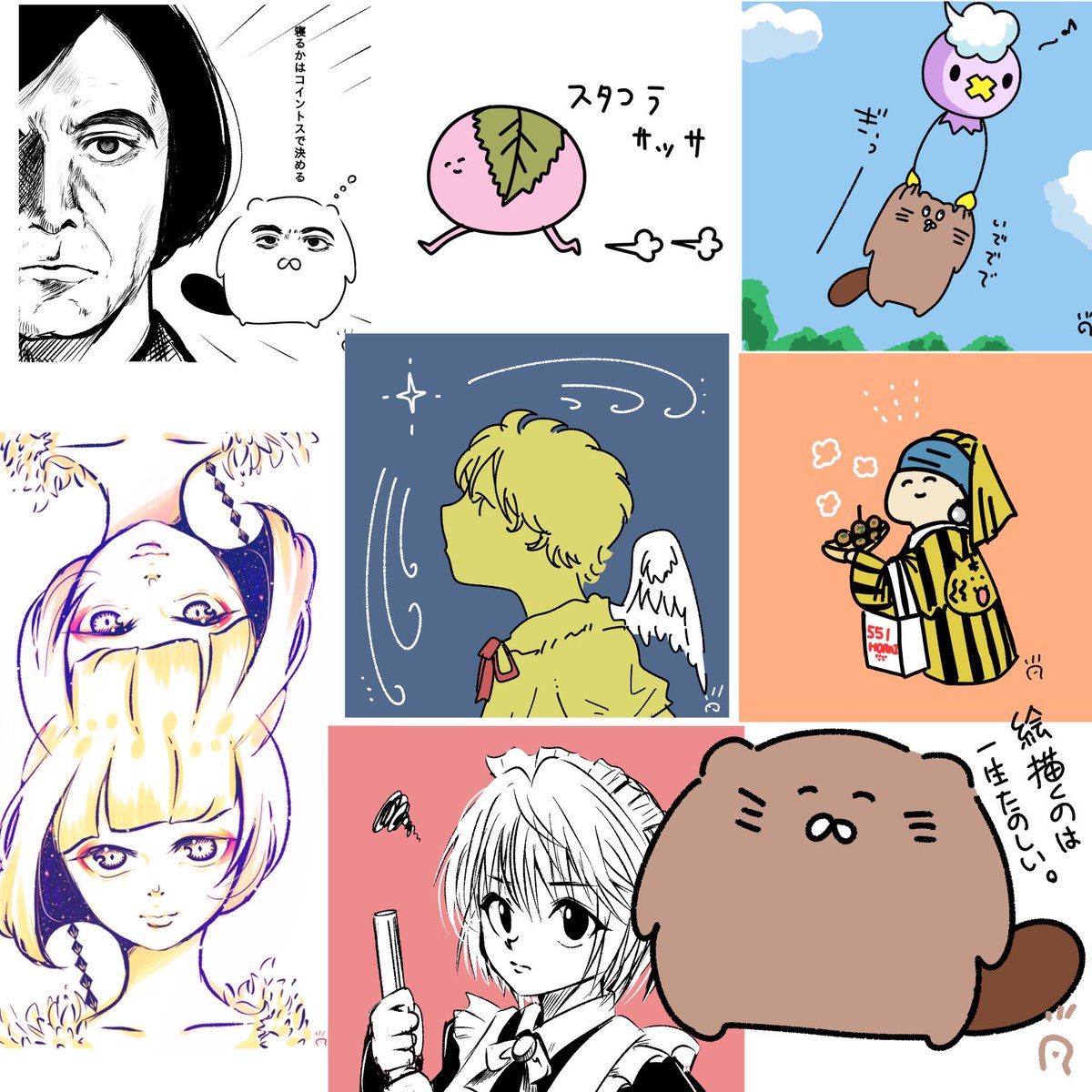 なでかたビーバー tweet media