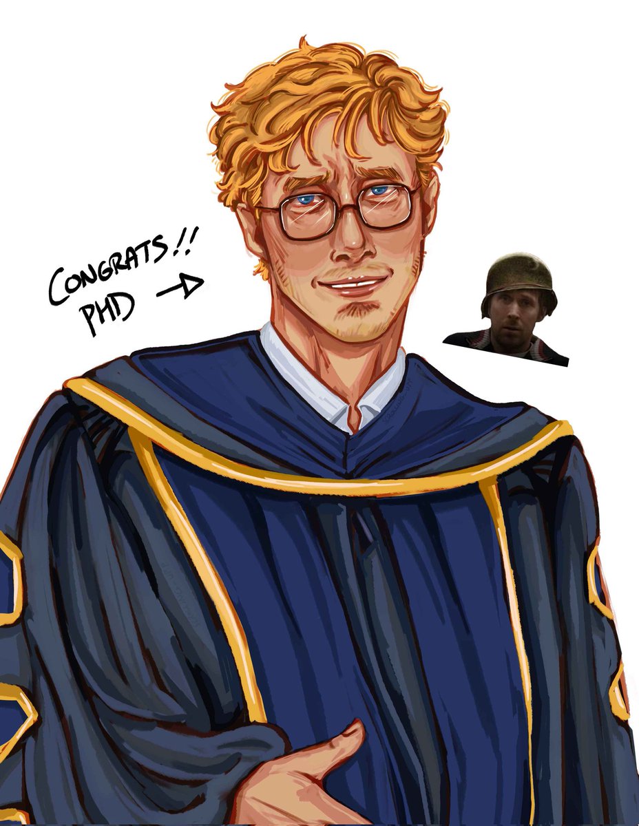 scrolling_upp's tweet image. thats DOCTOR ryland grace for you!! young(er) phd holder and dissertation defender #myson #projecthailmary