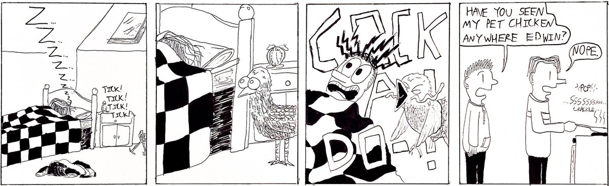 MichaelsComics1's tweet image. Good morning everyone!
#AlarmClock #Chicken :)