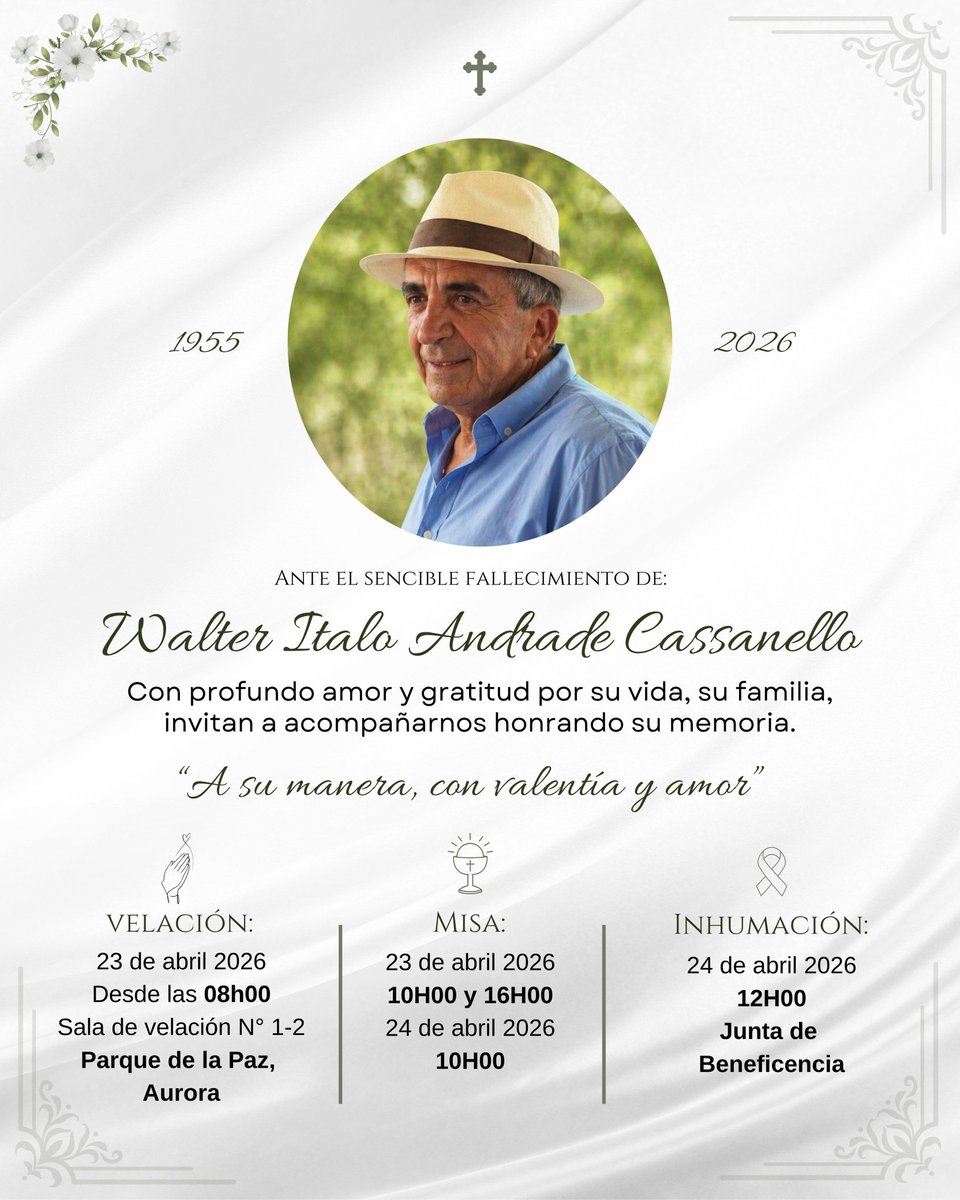 Alfonso Xavier Harb Viteri tweet media