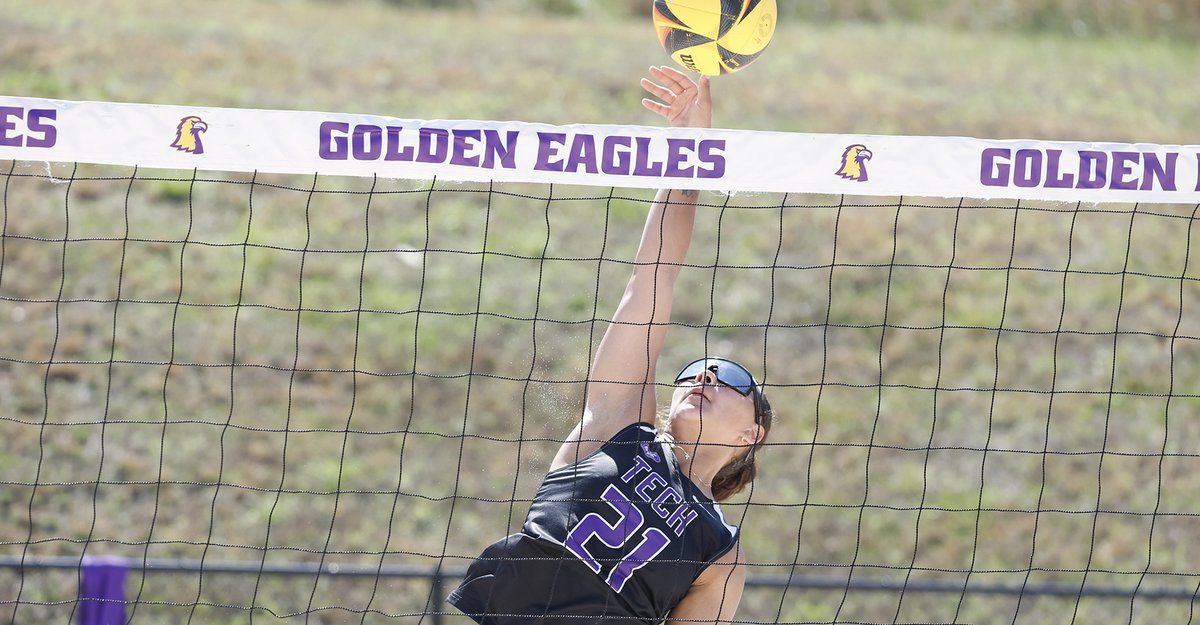 TNTech_BVB's tweet photo. Tech Beach opens OVC Championships Thursday vs. UT Martin | PREVIEW: https://t.co/w7izDeQUPR #WingsUp https://t.co/6cwRnCUsex