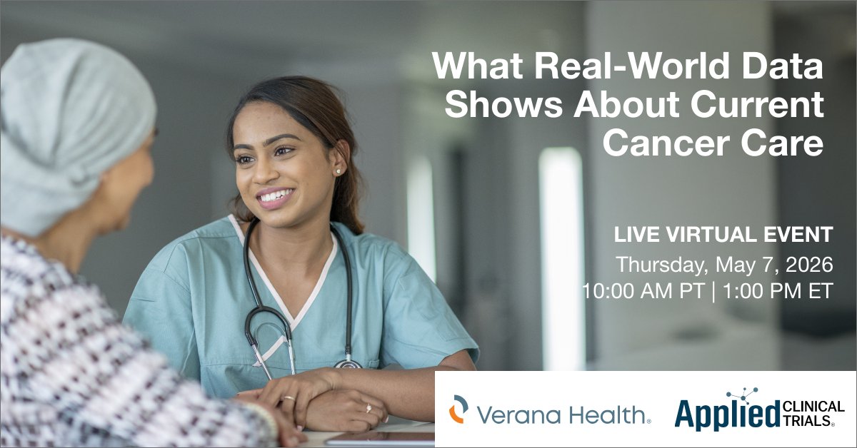Clin_Trials's tweet photo. Oncology treatment decisions are more complex than ever, spanning biomarkers, combination therapies, sequencing strategies, and longer patient journeys.

So where does real-world data fit in?

Find Out Here: https://t.co/GLUUyKrlv4 https://t.co/yhFvDDLzDC