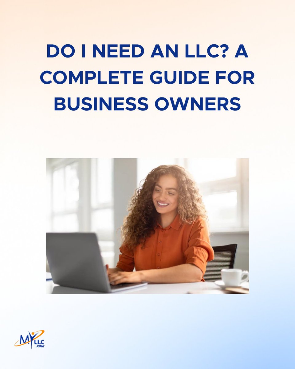 MyLLC's tweet photo. Not every business needs an LLC right away—but if you’re earning income or taking on risk, it can offer liability protection and added structure. For early-stage or low-risk ventures, starting simple may make sense before forming an entity.

Read the full article: https://t.co/wfRXl4h1tZ 

#LLC #SmallBusinessTips #Entrepreneurship #BusinessFormation #StartupTips #MyLLC