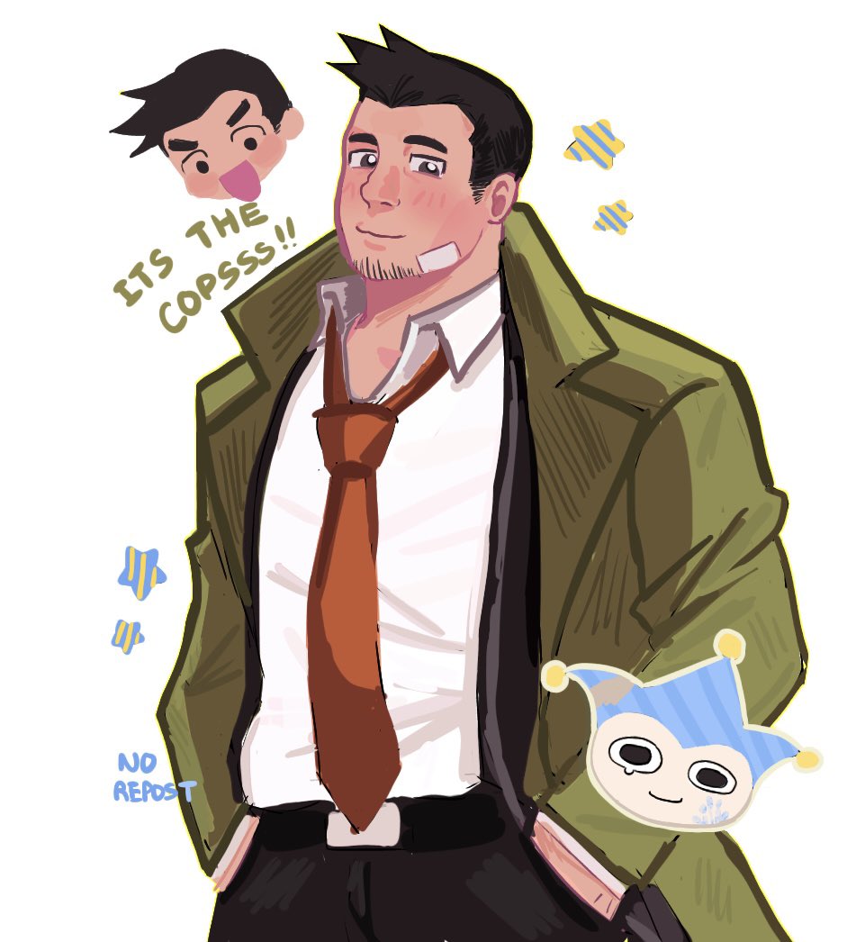 My detective cannot be this cute
#DickGumshoe #AceAttorney