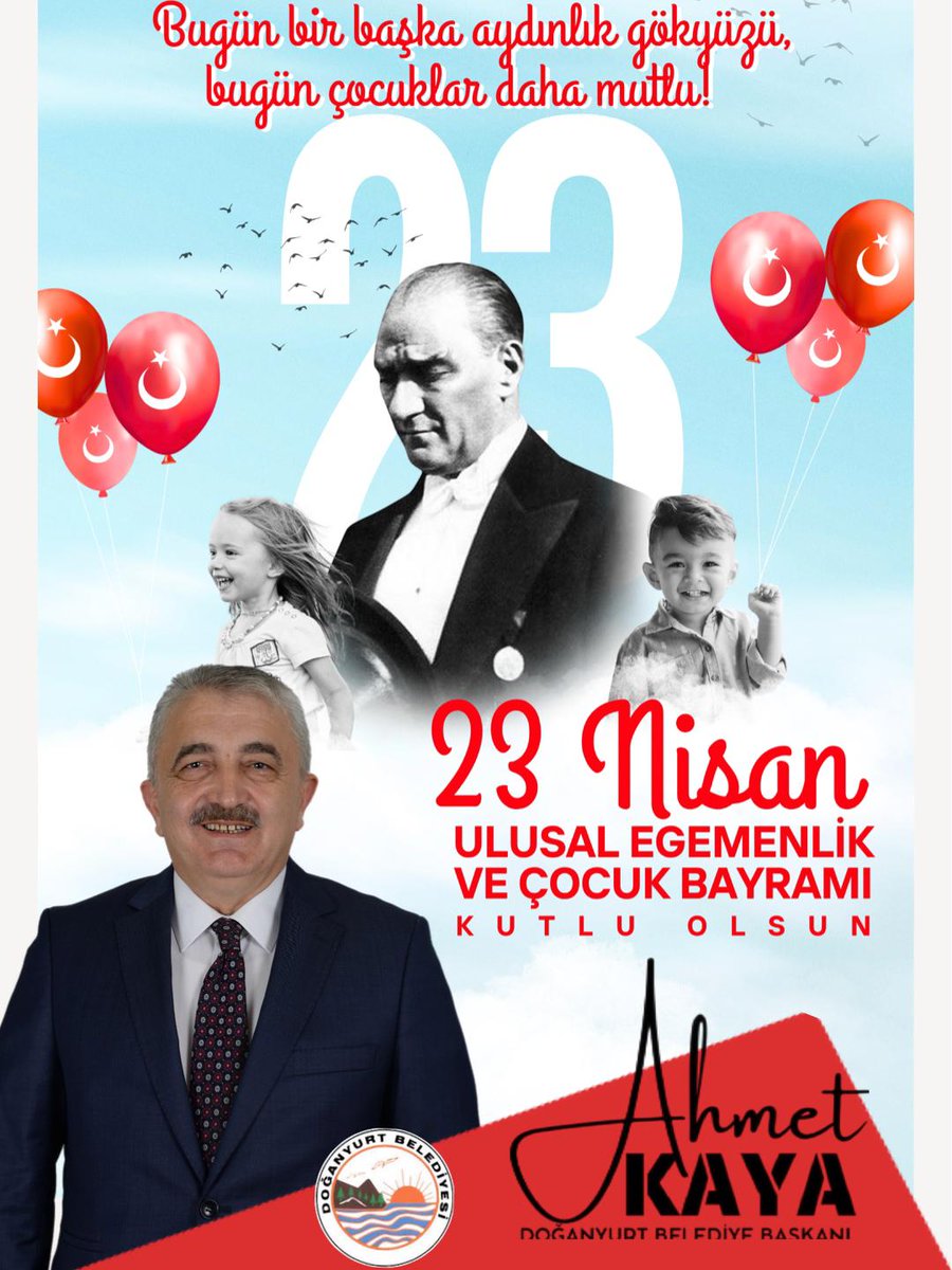 23 Nisan Ulusal Egemenlik ve Çocuk Bayramımız kutlu olsun