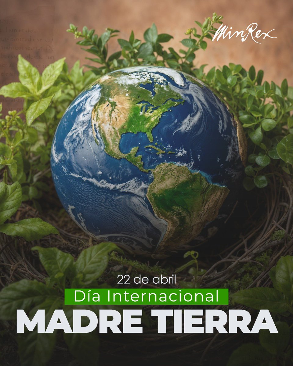 En el Día Internacional de la Madre Tierra 🌎, renovamos el llamado a transformar los modelos de producción y consumo insostenibles que predominan, los cuales comprometen tanto la supervivencia como la calidad de vida de la humanidad.