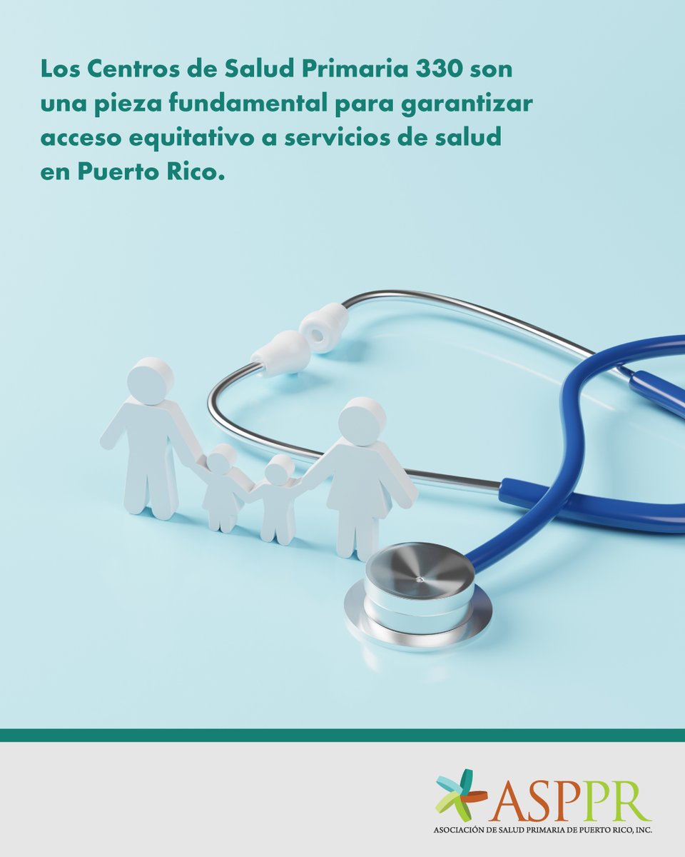 En la ASPPR nos esforzamos para que puedas tener acceso a servicios de salud de calidad en todo Puerto Rico.

📍 Encuentra tu Centro de Salud Primaria 330 en saludprimariapr.org