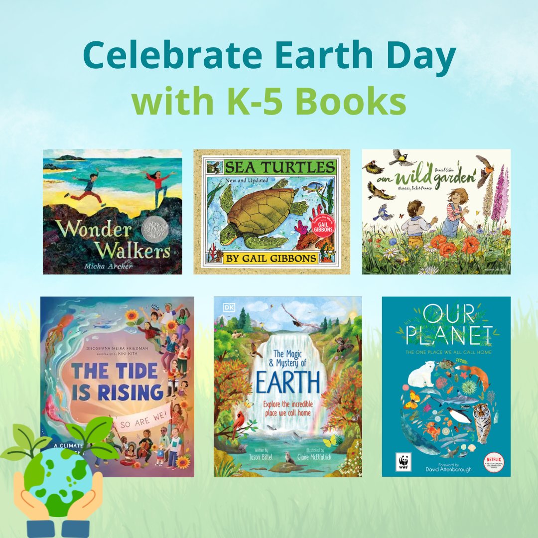 CTRLIT_Teaching's tweet image. Happy Earth Day! 🌎📖See our K–5 book picks that inspire curiosity, kindness, and care for our planet. You and your students will connect with nature, explore sustainability, and discover how even small actions can make a big difference. #EarthDay #earthdaybooks #educators