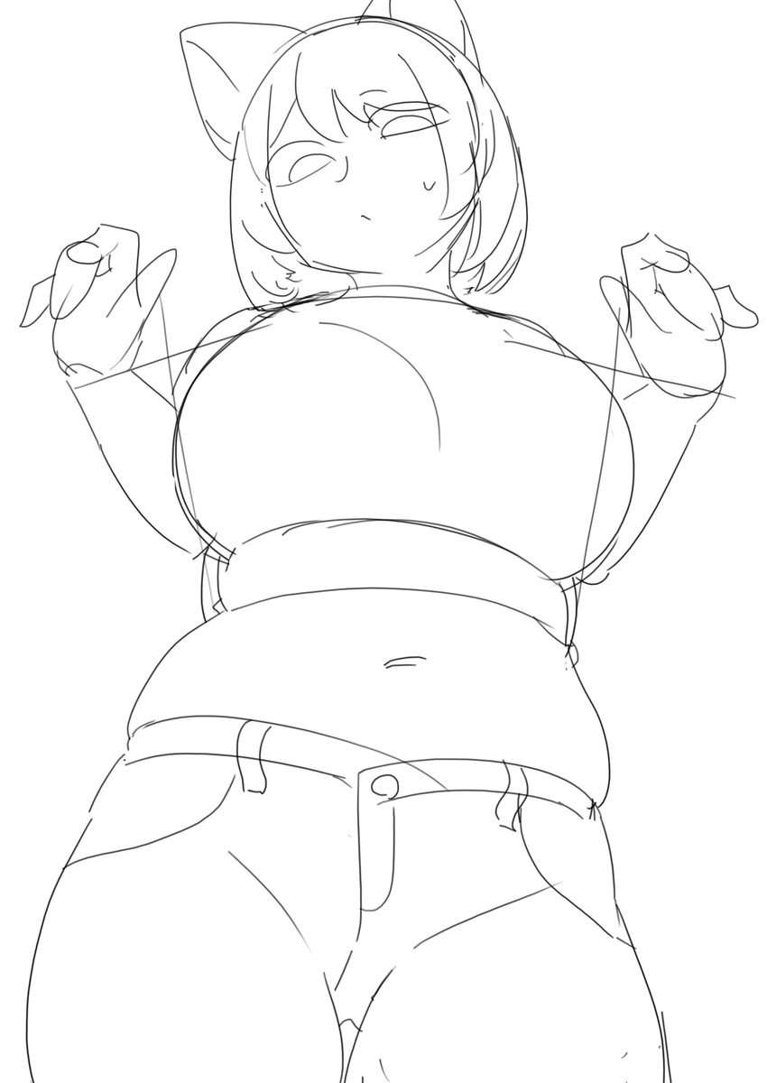 有償依頼が終わったので、お題箱に来てるやつとかこの前募集したみんなのオリキャラとか描こうと思います

これは今描いてる絵(ラフ)