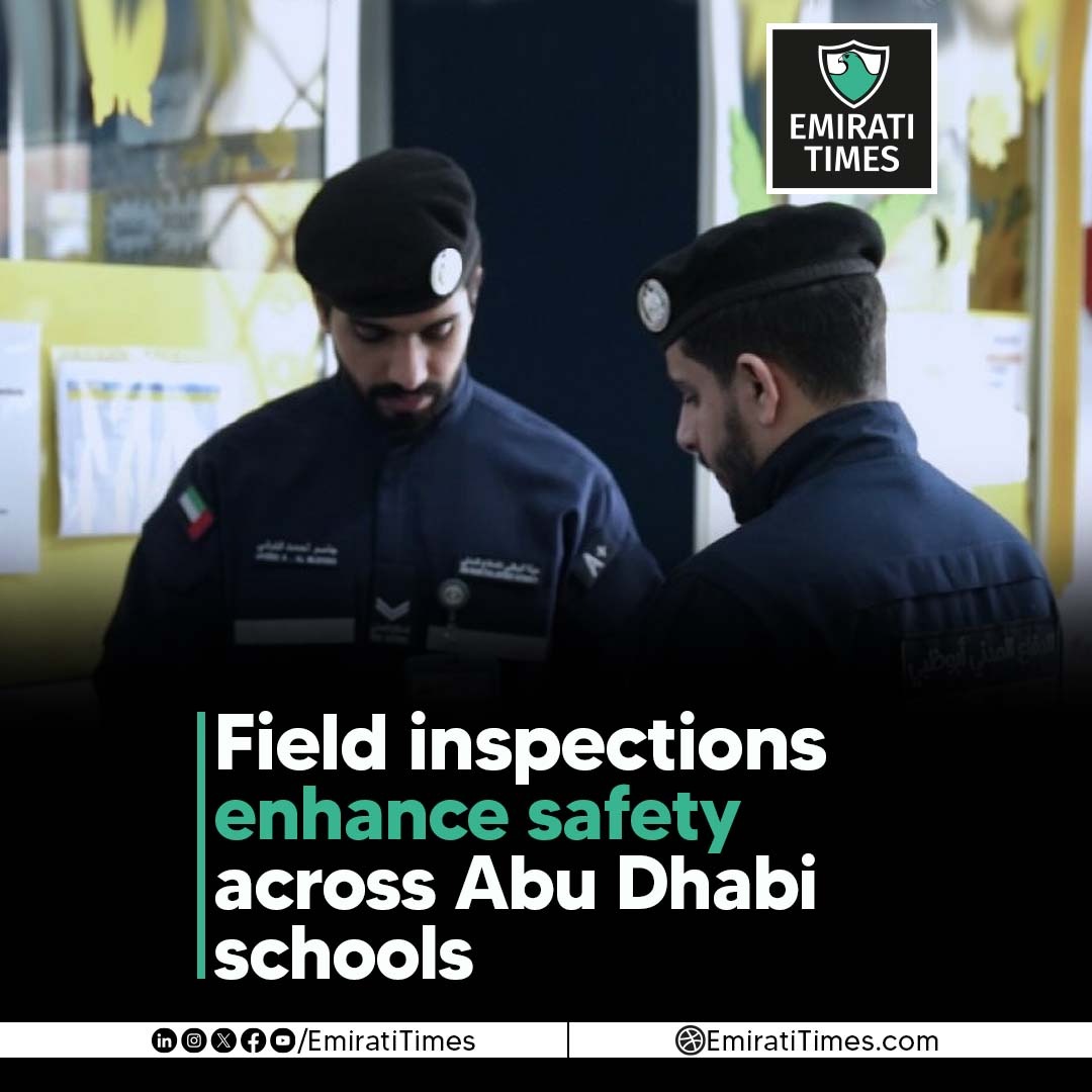 EmiratiTimes's tweet image. Field inspections enhance safety across Abu Dhabi schools
emiratitimes.com/field-inspecti…

#AbuDhabiSchools #StudentSafety #FeildInspections #SchoolSafety #EmergencyPreparedness #SafetyStandards #PublicSafety #EducationSector @Adcmc_ae @ADEK_tweet @CivilDefenceAD