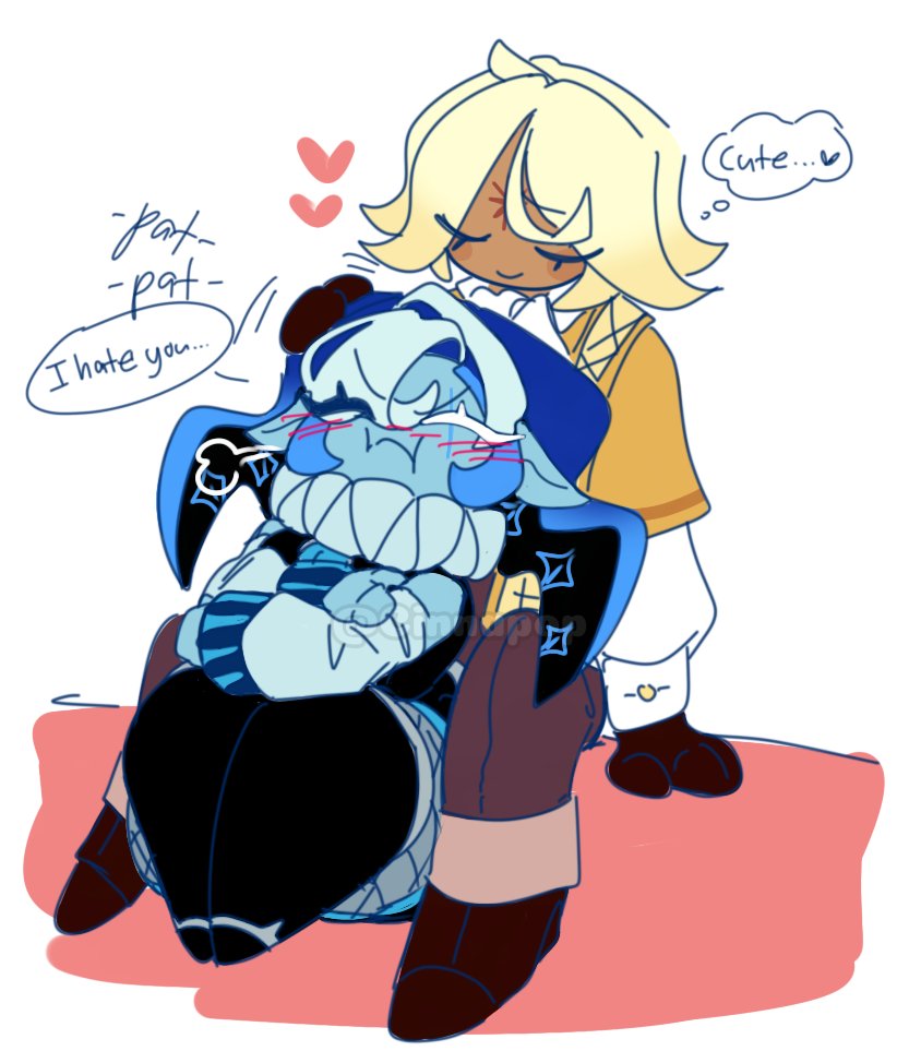 She still hasn't come around.  
 #cookierunkingdom #purevanillacookie  #shadowvanilla #ShadowMilkCookie #puremilk