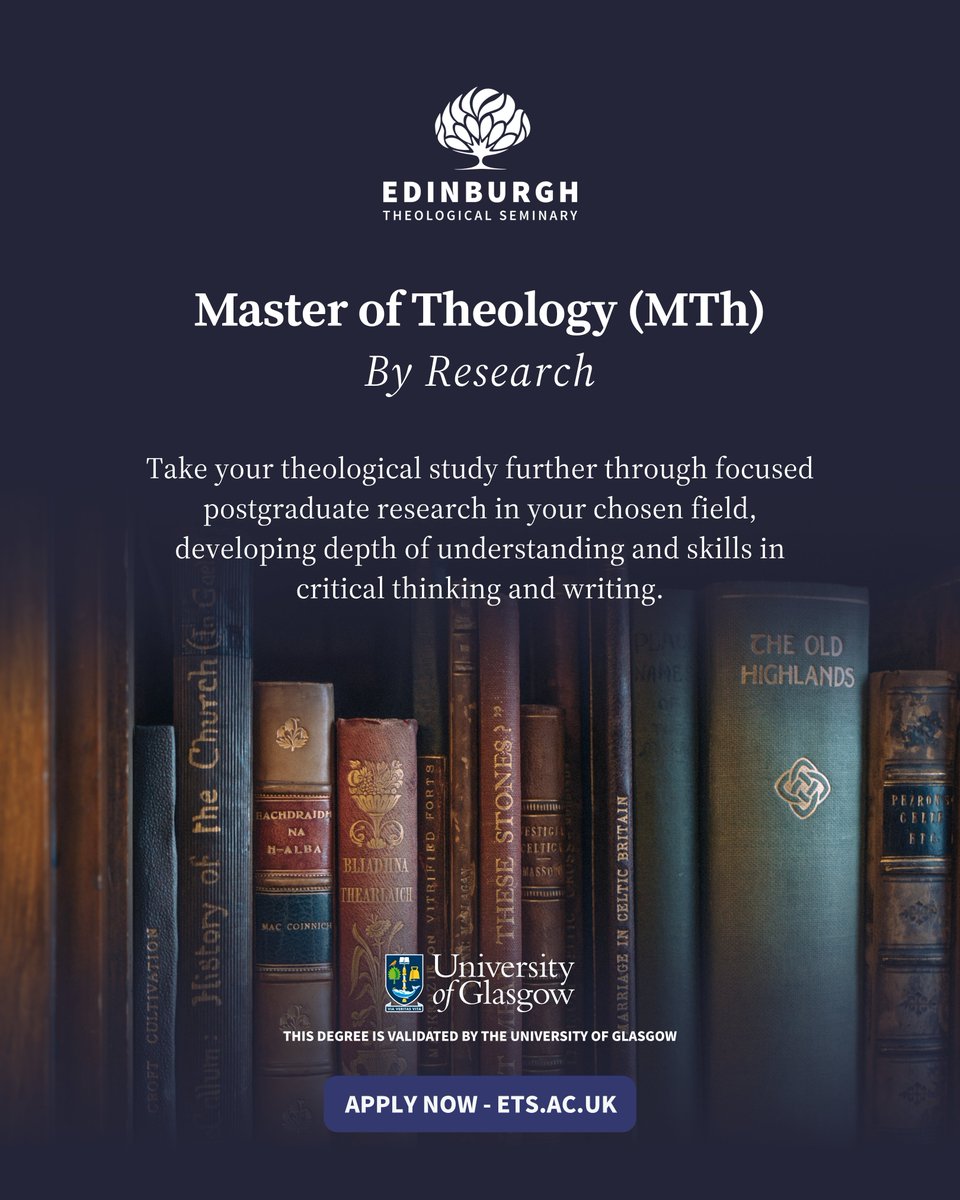 Edinburgh Theological Seminary tweet media