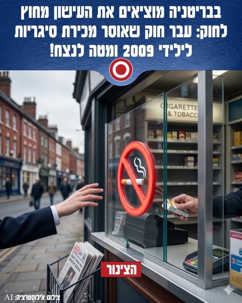 כמעשן אידיוט אני סבור שזה חוק מעולה והלוואי ששאר המדינות ילכו באותה הדרך ונישאר אנחנו האנשים האחרונים בהיסטוריה לגסוס באיטיות ולחרחר למוות בייסורי אין קץ ובעודנו מסריחים את נשימותינו האחרונות
