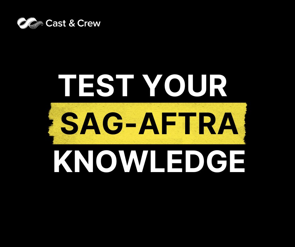 CastAndCrewNews's tweet image. Think you know SAG-AFTRA? Put your knowledge to the test: hubs.li/Q042HScX0

From low-budget agreements to signatory basics, this quick quiz helps producers gauge how well they understand SAG-AFTRA requirements, before cameras roll. #CastandCrewIndependents #SAGAFTRA