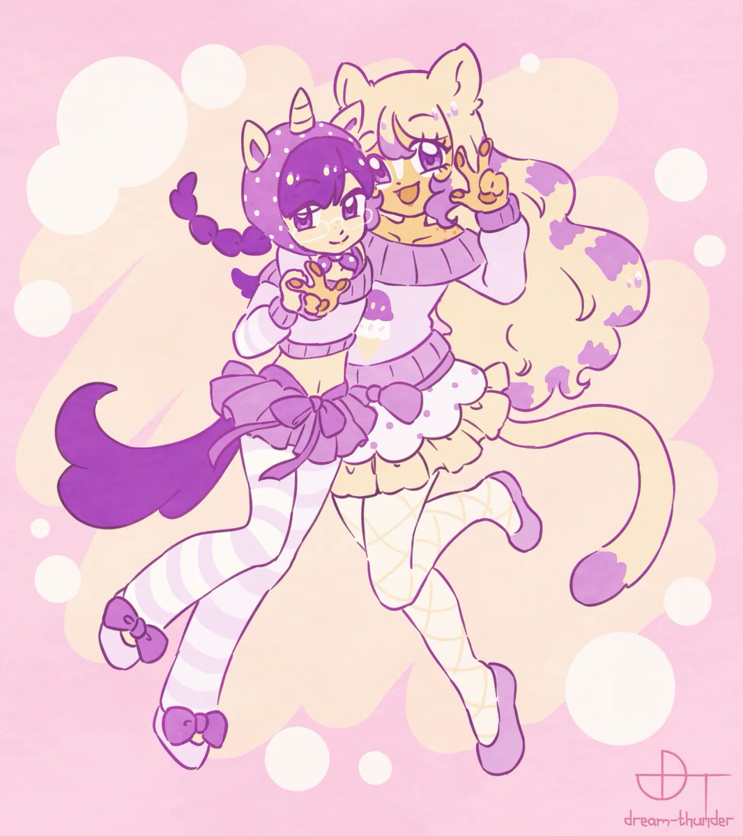 teeenieping's tweet image. ohh my god look how cute this art is!!!!!!!!! i love spending money y'all 

art by dream-thunder on vgen!

#vgencomm #smallartists