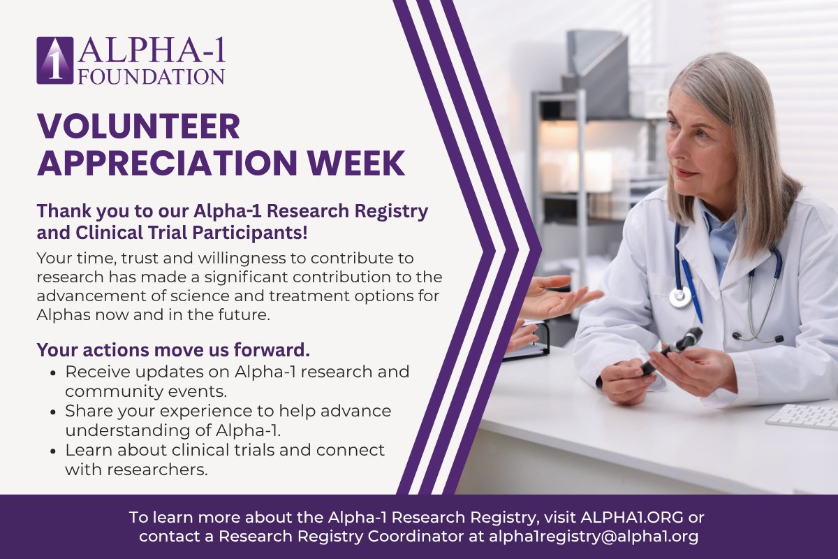Alpha-1 Foundation tweet media