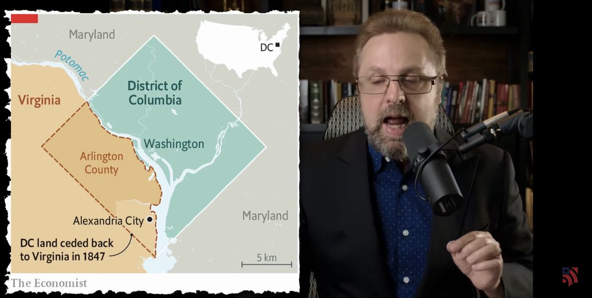 sxdoc's tweet photo. Virginia Redistricting violates the VA state constitution; one lawsuit already filed. 

But Trump can also write an Executive Order to directly challenge the 1847 VA Retrocession and reclaim Arlington as part of DC. 

Arlington County which voted 80% in favor of the Redistricting was PERMANENTLY a part of DC until VA reclaimed it in 1847.  If determined to be illegal, the entire state of VA becomes RED! The Redistricting Referendum only won by 2 points; VA has swung 12 points to the RIGHT since election of their Marxist Governor Spangler. 

https://t.co/VwJKrYRn1Q