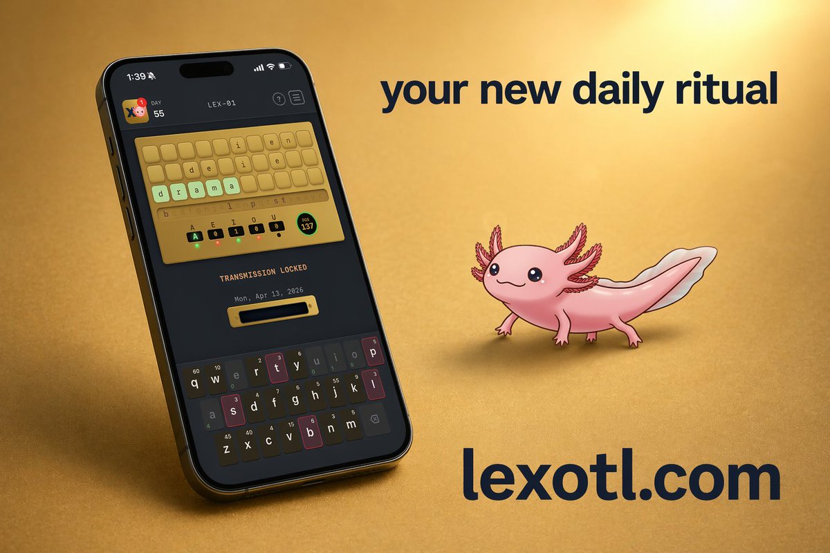 playlexotl's tweet image. Can you decode today's signal? Play Lexotl. #lexotl #wordGame #dailyPuzzle