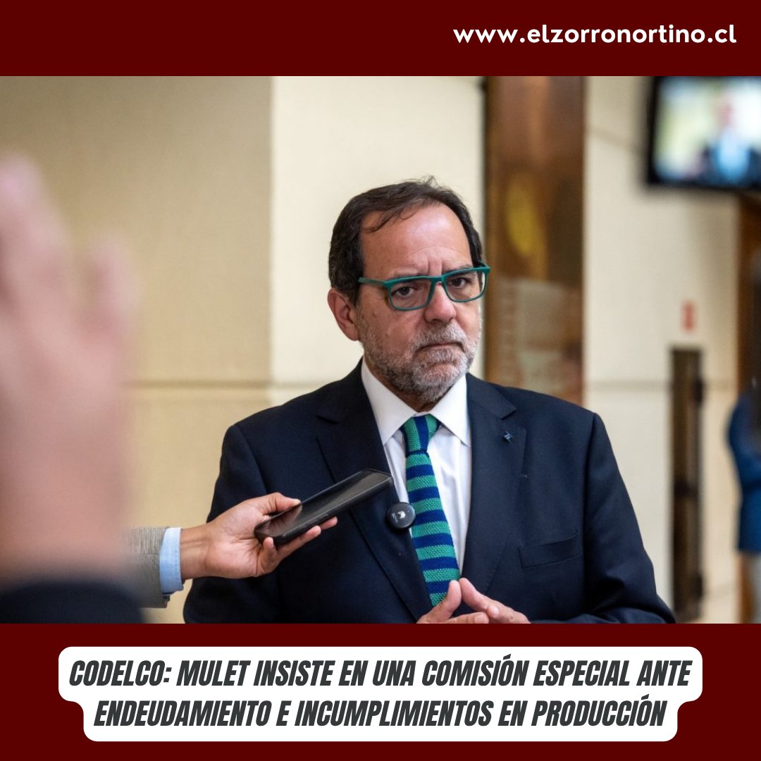 Elzorronortino's tweet image. Codelco: Mulet insiste en una comisión especial ante endeudamiento e incumplimientos en producción

elzorronortino.cl/esoacio-politi…

#seguidores #elzorronortino #destacarme #noticiasdehoy #todos #atacama