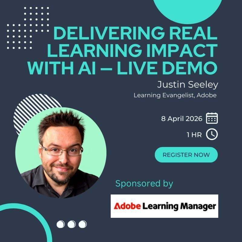 trainmagnetwork's tweet image. Is AI improving learning outcomes—or just hype?

JOIN 12PM EST @Adobe + @JustinSeeley for a live demo on real impact: personalized learning, faster skill-building, and scalable engagement.

👉 trainingmagnetwork.com/events/4418?gr… 

#AIinLearning #L&amp;amp;D #GenerativeAI #FutureOfWork
