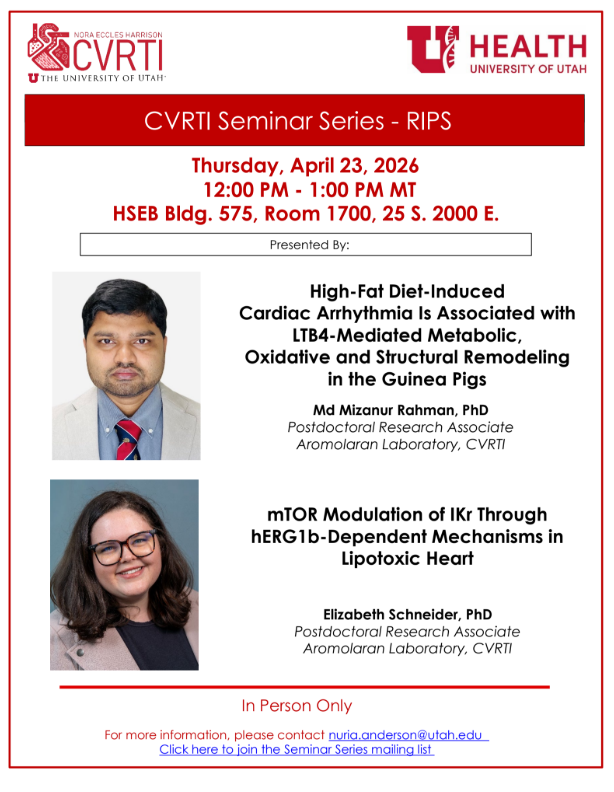 UofU Nora Eccles Harrison CVRTI tweet media