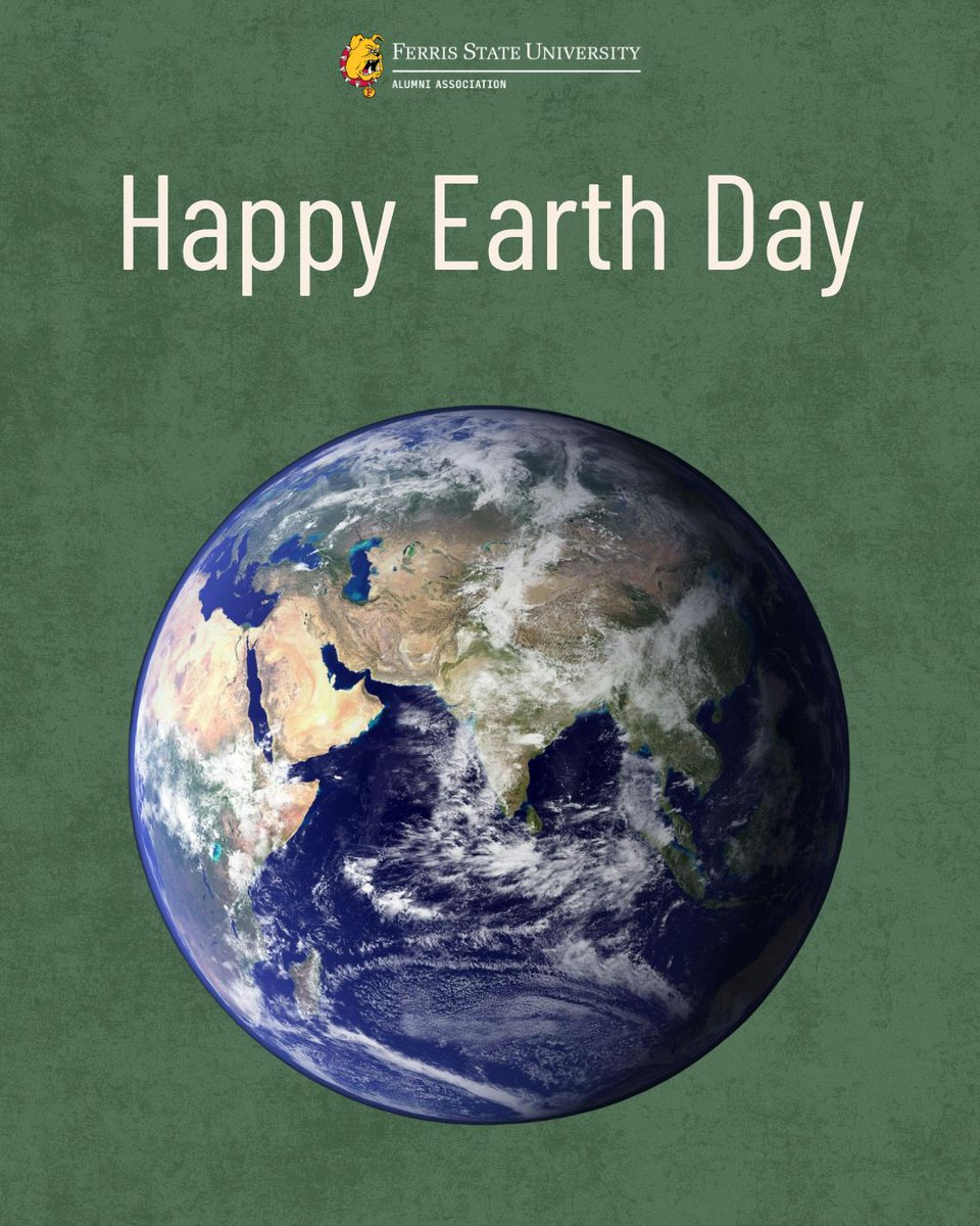 FerrisAlumni's tweet photo. Happy Earth Day, go and honor our planet today! 🌎💗 https://t.co/Uele2qi9aw
