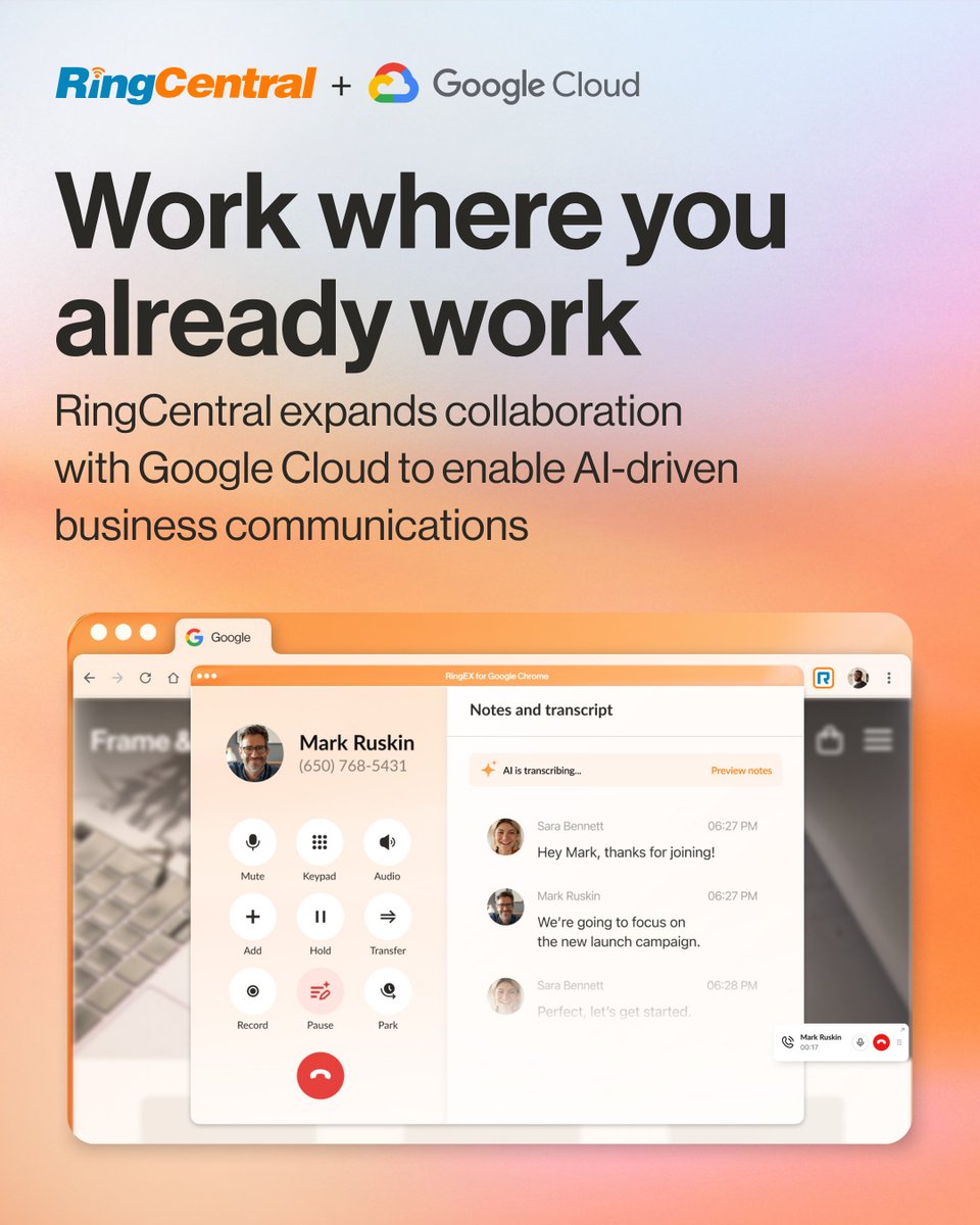 RingCentral tweet media