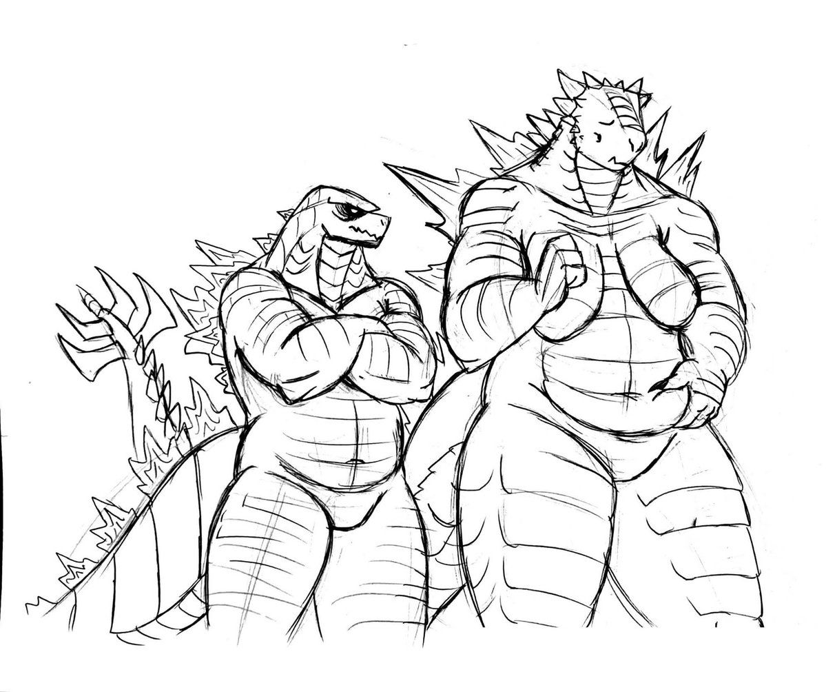 It’s okay girl, you look good too!

#GodzillaXKongSupernova #Godzilla #Shimo #MonsterVerse #anthro